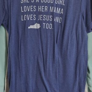 Blue Graphic  T-Shirt